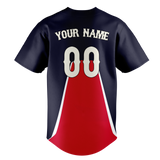 Custom Team Design Purple & Red Colors Design Sports Baseball Jersey BB00MT062309