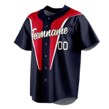 Custom Team Design Purple & Red Colors Design Sports Baseball Jersey BB00MT062309