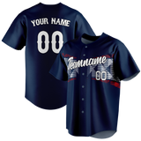 Custom Team Design Dark Purple & White Colors Design Sports Baseball Jersey BB00MT102202