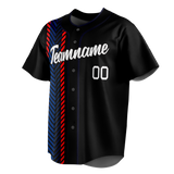 Custom Team Design Black & Red Colors Design Sports Baseball Jersey BB00NYY020109