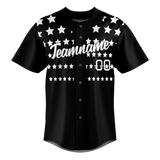 Custom Team Design Black & White Colors Design Sports Baseball Jersey BB00NYY030102