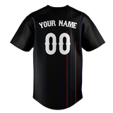 Custom Team Design Black & Red Colors Design Sports Baseball Jersey BB00NYY050109