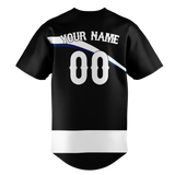 Custom Team Design Black & White Colors Design Sports Baseball Jersey BB00NYY060102