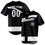 Custom Team Design Black & White Colors Design Sports Baseball Jersey BB00NYY060102