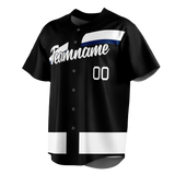 Custom Team Design Black & White Colors Design Sports Baseball Jersey BB00NYY060102