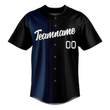 Custom Team Design Black & Dark Purple Colors Design Sports Baseball Jersey BB00NYY070122