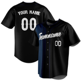 Custom Team Design Black & Dark Purple Colors Design Sports Baseball Jersey