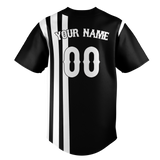 Custom Team Design Black & White Colors Design Sports Baseball Jersey BB00NYY080102