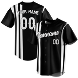 Custom Team Design Black & White Colors Design Sports Baseball Jersey