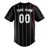 Custom Team Design Black & Red Colors Design Sports Baseball Jersey BB00NYY100109