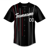 Custom Team Design Black & Red Colors Design Sports Baseball Jersey BB00NYY100109