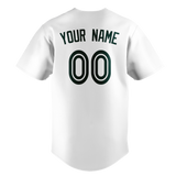 Custom Team Design White & Kelly Green Colors Design Sports Baseball Jersey BB00OA010215