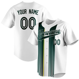 Custom Team Design White & Kelly Green Colors Design Sports Baseball Jersey BB00OA010215