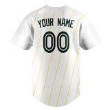 Custom Team Design White & Yellow Colors Design Sports Baseball Jersey BB00OA030212