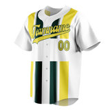 Custom Team Design White & Yellow Colors Design Sports Baseball Jersey BB00OA050212