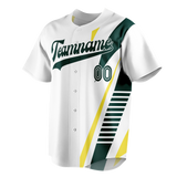 Custom Team Design White & Kelly Green Colors Design Sports Baseball Jersey BB00OA060215