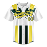 Custom Team Design White & Kelly Green Colors Design Sports Baseball Jersey BB00OA100215