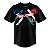 Custom Team Design Black & White Colors Design Sports Baseball Jersey BB00PP020102