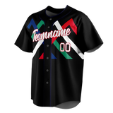 Custom Team Design Black & White Colors Design Sports Baseball Jersey BB00PP020102