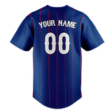 Custom Team Design Royal Blue & Red Colors Design Sports Baseball Jersey BB00PP051909