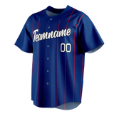 Custom Team Design Royal Blue & Red Colors Design Sports Baseball Jersey BB00PP051909