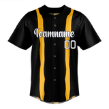 Custom Team Design White & Yellow Colors Design Sports Baseball Jersey BB00PP070212