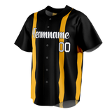 Custom Team Design White & Yellow Colors Design Sports Baseball Jersey BB00PP070212