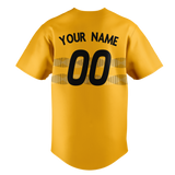 Custom Team Design Yellow & Camo Colors Design Sports Baseball Jersey BB00PP081206