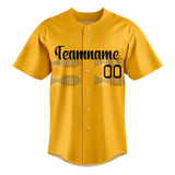 Custom Team Design Yellow & Camo Colors Design Sports Baseball Jersey BB00PP081206