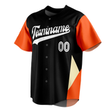 Custom Team Design Black & Orange Colors Design Sports Baseball Jersey BB00SDP020110
