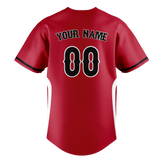 Custom Team Design Red & Black Colors Design Sports Baseball Jersey BB00SLC020901