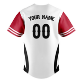 Custom Team Design White & Black Colors Design Sports Baseball Jersey BB00SLC030201