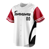 Custom Team Design White & Black Colors Design Sports Baseball Jersey BB00SLC030201