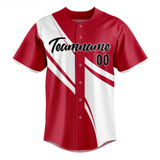 Custom Team Design Maroon & White Colors Design Sports Baseball Jersey BB00SLC060802