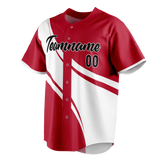 Custom Team Design Maroon & White Colors Design Sports Baseball Jersey BB00SLC060802