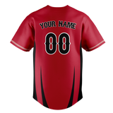 Custom Team Design Maroon & Black Colors Design Sports Baseball Jersey BB00SLC070801