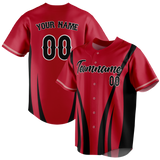 Custom Team Design Maroon & Black Colors Design Sports Baseball Jersey