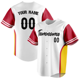 Custom Team Design White & Yellow Colors Design Sports Baseball Jersey BB00SLC100212