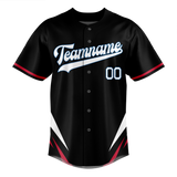 Custom Team Design Black & White Colors Design Sports Baseball Jersey BB00SM050102