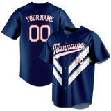 Custom Team Design Royal Blue & White Colors Design Sports Baseball Jersey BB00SM091902