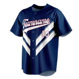 Custom Team Design Royal Blue & White Colors Design Sports Baseball Jersey BB00SM091902