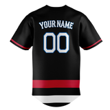 Custom Team Design Black & Red Colors Design Sports Baseball Jersey BB00SM100109