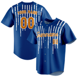 Custom Team Design Blue & White Colors Design Sports Baseball Jersey BB00TBJ062002