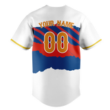 Custom Team Design White & Blue Colors Design Sports Baseball Jersey BB00TBJ080220