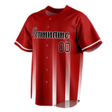 Custom Team Design Red & White Colors Design Sports Baseball Jersey BB00WN010902