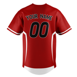 Custom Team Design Red & White Colors Design Sports Baseball Jersey BB00WN050902