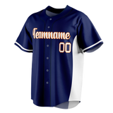 Custom Team Design Dark Purple & White Colors Design Sports Baseball Jersey BB00WN092202