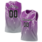 Custom Unisex Pink & White Pattern Basketball Jersey