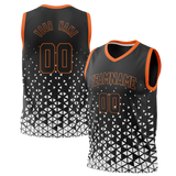 Custom Unisex Black & White Pattern Basketball Jersey