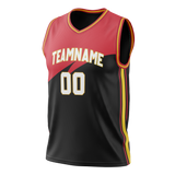 Custom Team Design Black & Red Colors Design Sports Basketball Jersey BS00AH020109